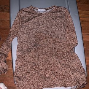 really cute leopard print blouse